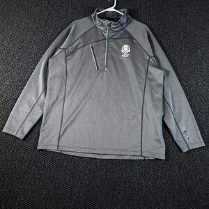 Sunice Ryder Cup 2020 Whistling Straits Golf 1/4 Zip Pullover XL Gray Sweater